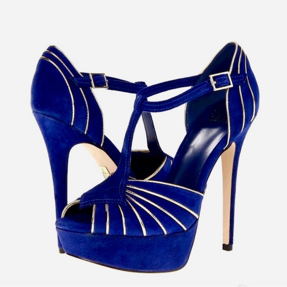SOLD Truth or Dare by Madonna Oliana Art Deco Heels Worn Once